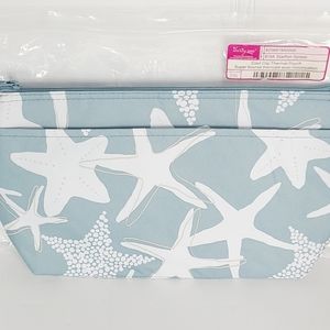Thirty-One Cool Clip Thermal Pouch Starfish Splash 11X7 New FAST SHIP